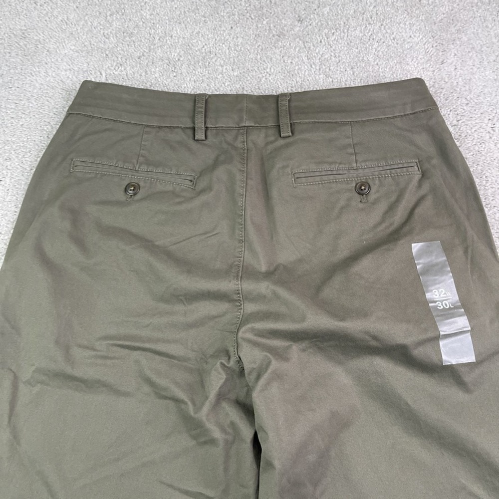 NEW Express Pants Mens 32x30 (Fits 32x28) Brown Relaxed Fit Stretch Chino NWT - Picture 10 of 13